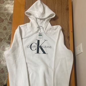 White Calvin Klein Hoodie